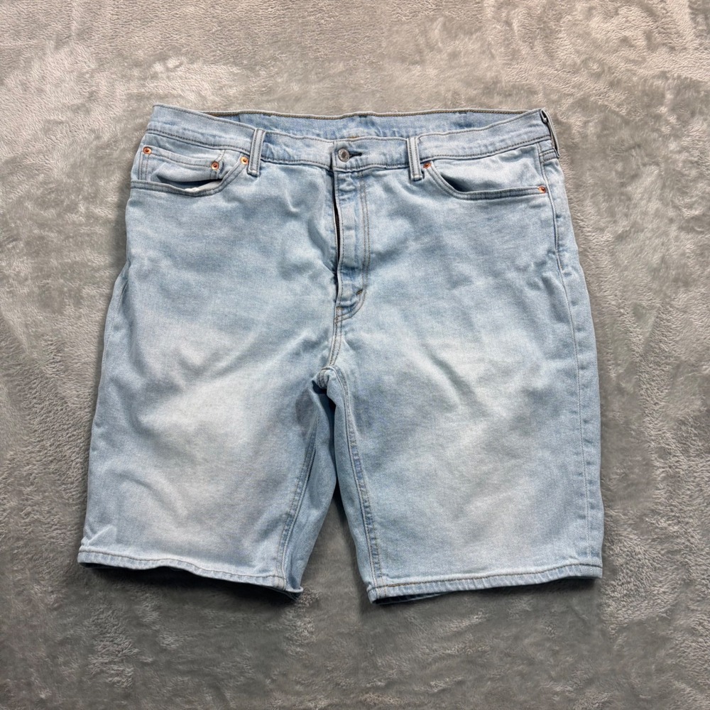 Levis 541 Athletic Taper‎ Mens 40 Light Wash Blue Denim Jean Shorts 23778-0027